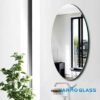 Green Grey Blue Back Painted Customized Size Aluminium Mirror Glass